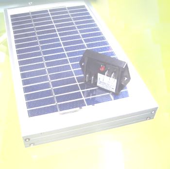 5-watt panel front side