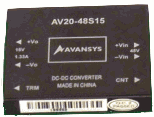 AV20-48s03 DC/DC converter brick +3.3 V 4A outputs