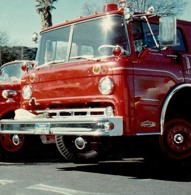Fire engine from rural California