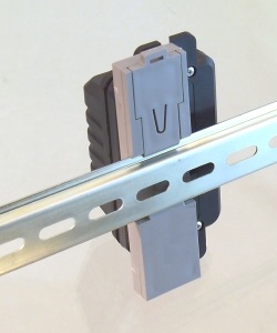 din rail mount from the bottom