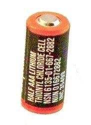 er10250 1/2 AAA lithium thionyl chloride battery back side
