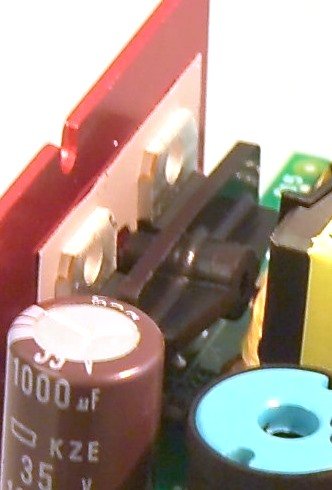 transistor heat sink clamp