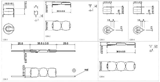 Click here for enlarged view of the coin cell pins and configurations