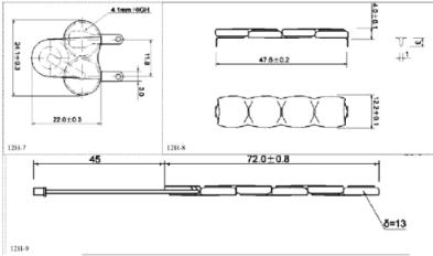 Click here for enlarged view of the coin cell pins and configurations