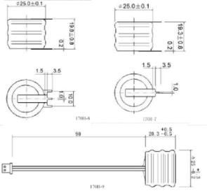 Click here for enlarged view of the coin cell pins and configurations