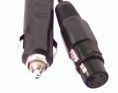 cigarette lighter to 4 prong XLR female adapter