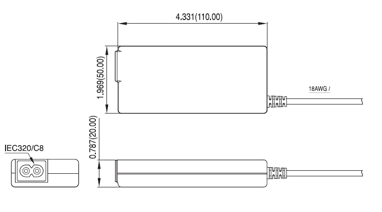 48V switchmode power supply 750 mA 36 watts