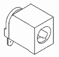 5.5 x 2.1 mm barrel jack