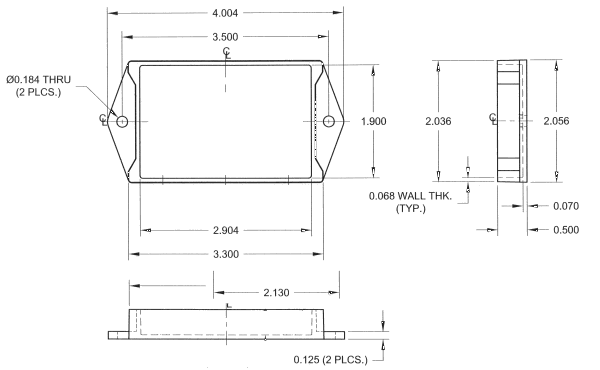 drawing of  the case