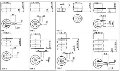 Click here for enlarged view of the coin cell pins and configurations
