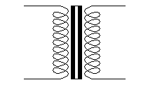 AC transformer wall plug-in power supply, as used in an AC adaptor