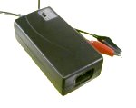 12V Pb-acid battery charger 12 volts 2000 mA, small and light with desulfating function
