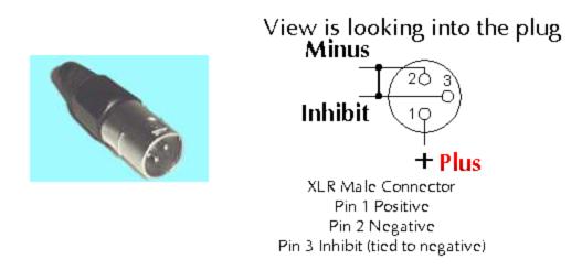 xlr charger cable connection diagram