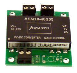 POWER ONE RNS02ZG-M6  DC/DC Converter 48V Input 5V Output 10W  **NEW** 