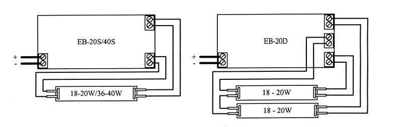 Low voltage 24VAC input electronic fluorescent light ... t12 ballast wiring diagram 1 lamp with 2 lamp fluorescent ballast wiring diagrams 