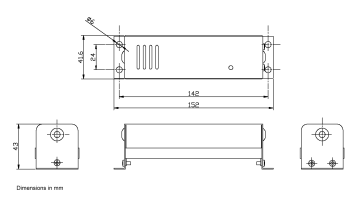 dimensioned drawing