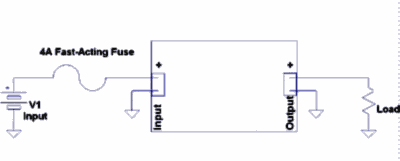 connection diagram of the DCZ series DC converters