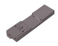 DIN rail mounting clip