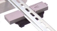 reverse view of DIN rail mounting
