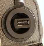 shows cigarette lighter socket with USB charger installed