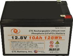 12 Volt 10 AH Lithium Iron  lead acid replacement