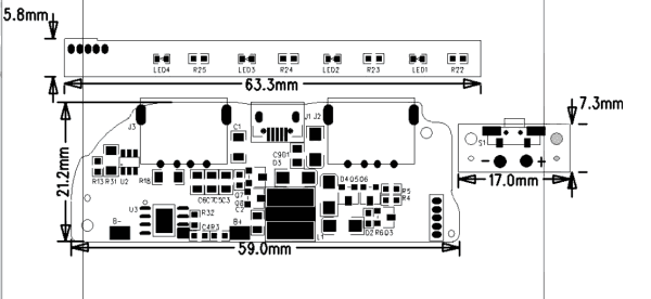 PST-MP150 drawing top