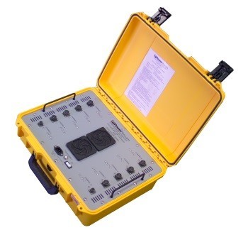 10 station battery charger for lead acid, SLA, and VRLA batteries