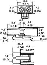 Tamiya style connector for battery packs and chargers